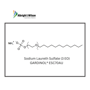 Sodium Laureth-3 Sulfate Chemical Structure